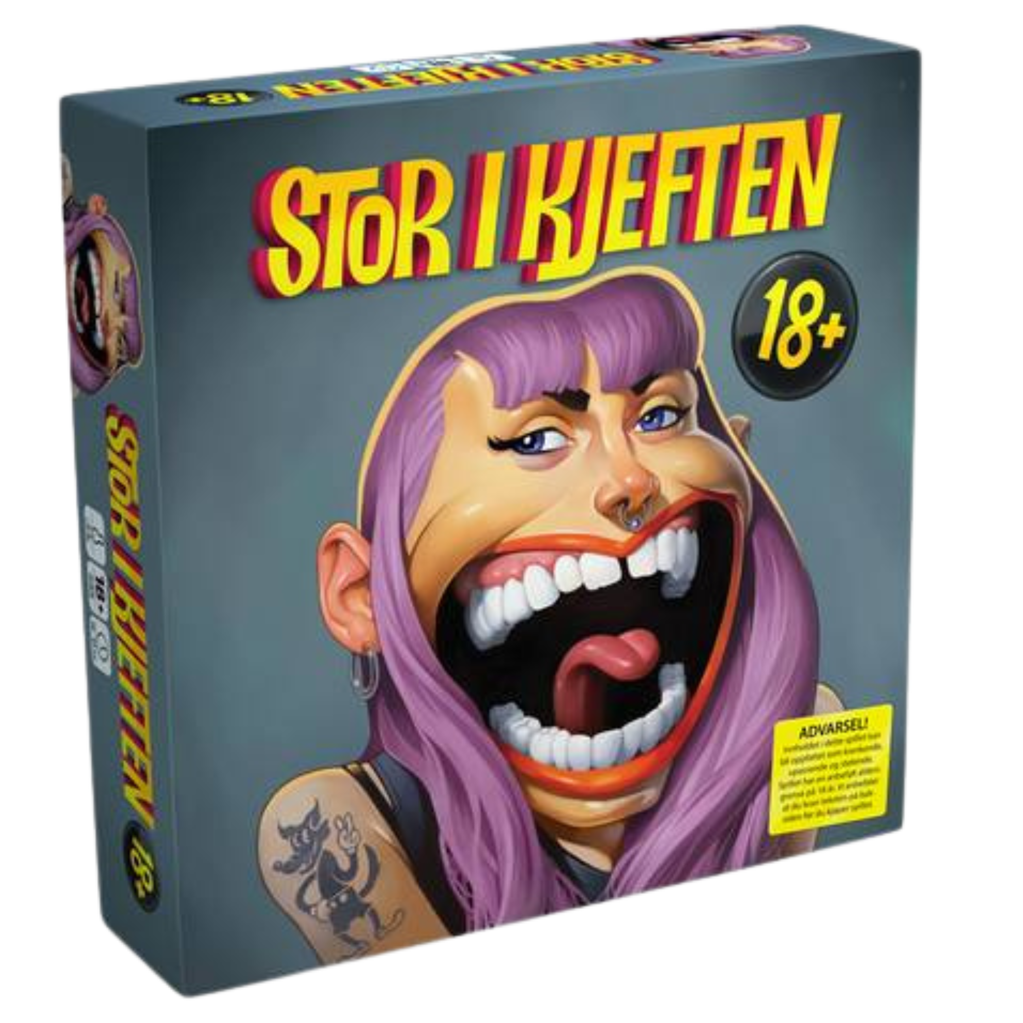 Stor i kjeften 18+ partyspill eske - latterfremkallende brettspill for voksne